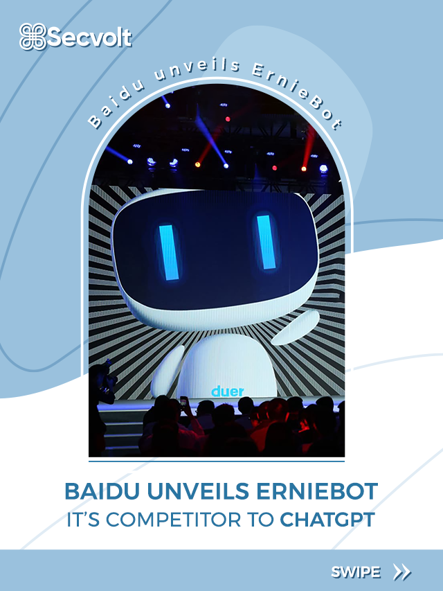 WebStory Poster Image - Baidu Unveils Erniebot, Competitor To ChatGPT