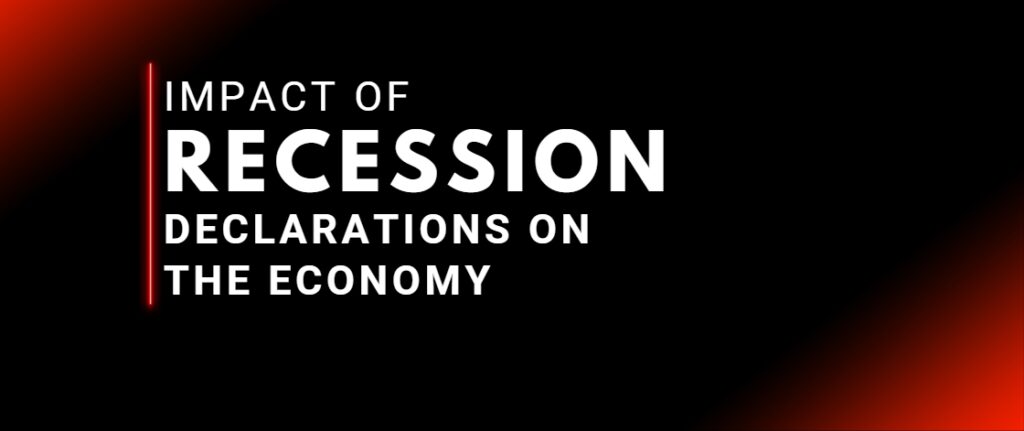 Role of Government Agencies in Declaring Recession